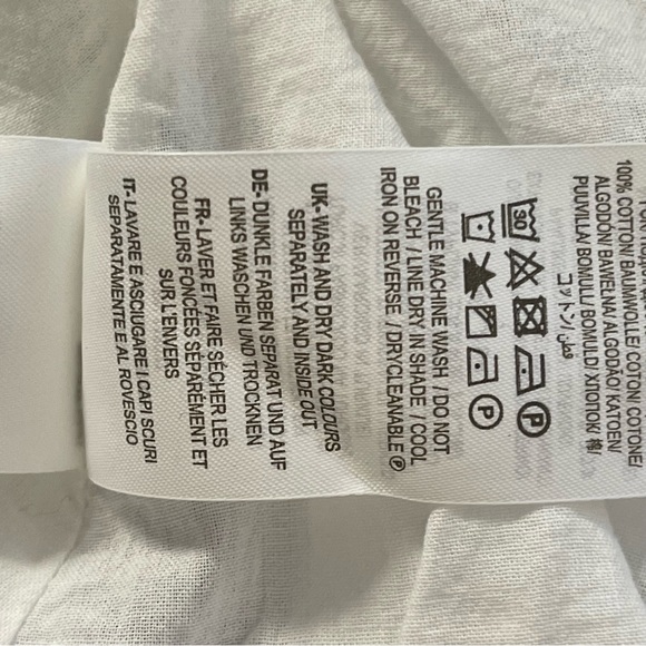 Boden White and Blue Halter Top Tiered Polka Dotted Cottagecore Mini Dress Sz 8 - Picture 12 of 15